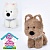 М'яка іграшка YG0179 собака, 2 кольори, кул., 25-12-17см. - 1 - smarttoys.com.ua