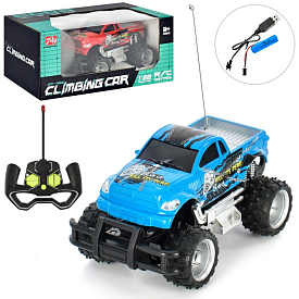 Джип XY2012-3E 1:22, радіокер., акум., USB, гумові колеса, 2 кольори, світло, кор., 25-13,5-11 см. - 1 - smarttoys.com.ua