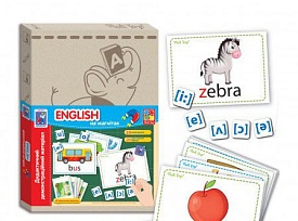 Дидактичний матеріал з магнітами "English" VT3701-08 (укр) - 1 - smarttoys.com.ua