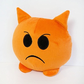 М'яка іграшка Смайлик emoji злюка арт.617 - 1 - smarttoys.com.ua
