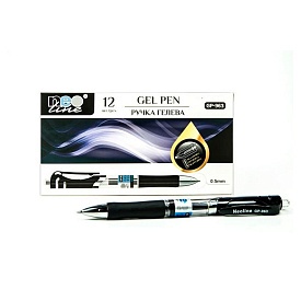 Ручка гелева автомат.чорна, 0.5mm.,GP-963,ТМ"Neo Line" - 1 - smarttoys.com.ua