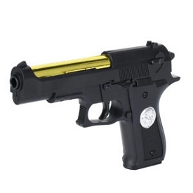 Пістолет M92 пластикові кулі, метал+пластик, у пакеті, 18-25-3см - 1 - smarttoys.com.ua