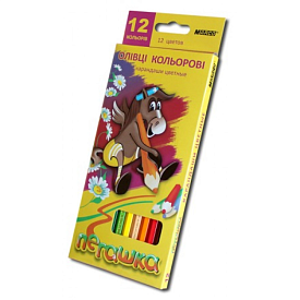 Олівці 12 кольорів шестигранні , Пегашка, Marco - 1 - smarttoys.com.ua