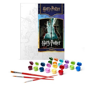 Картина за номерами WB "Harry Potter: Гаррі та Волдеморт з фарбами металік extra" 40х50см - 1 - smarttoys.com.ua