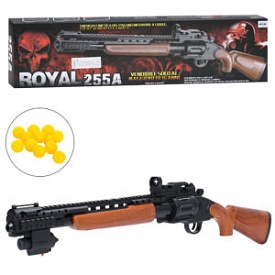 Рушниця 255A пластикові кулі, лазер, на бат(табл), в кор-ці, 71,5-18,5-5,5см - 1 - smarttoys.com.ua