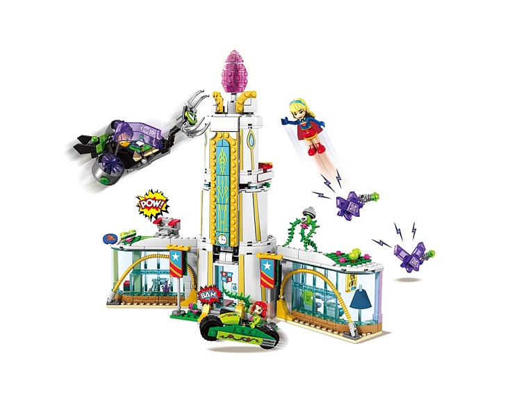 Конструктор JVToy "Школа супергероїв",серія "Чудо-дівчатка" арт. 12001 - 2 - smarttoys.com.ua