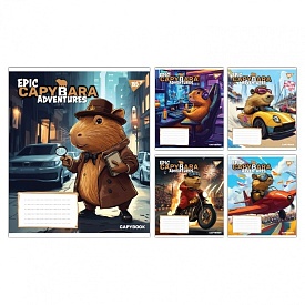 А5/12 кл. Yes Epic Capybara, зошит учнівський шкільний - 1 - smarttoys.com.ua
