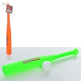 Біта MR 0887 бейсбольна, м'ячик, 2 кольори, сітка, 61-6-6 см. - 1 - smarttoys.com.ua