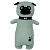 Обіймашка Мопс, Копиця арт. 00276-03 (65x25x19) - 1 - smarttoys.com.ua