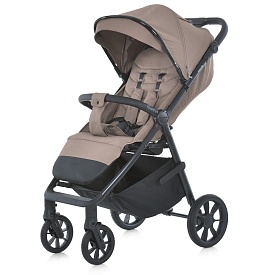 Візок дитячий ME 1182 MALTA Coffee Beige прогулянк.,регул.ручка,моск. сітка,дощовик,чохол,алюм.,беж. - 1 - smarttoys.com.ua