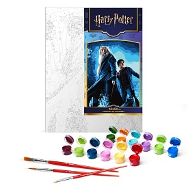 Картина за номерами WB "Harry Potter: Гаррі та Дамблдор з фарбами металік" 40х50см - 1 - smarttoys.com.ua
