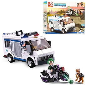 Конструктор SLUBAN M38-B0652 "Police": машина, мотоцикл, фігурки, 117 дет. - 1 - smarttoys.com.ua