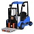 Навантажувач M 5989BLR-4 2,4G, 1акум.12V9AH, 2мотора35W, MP3, USB,TF,EVA/пласт.,муз.,шкіра,блакитний - 1 - smarttoys.com.ua