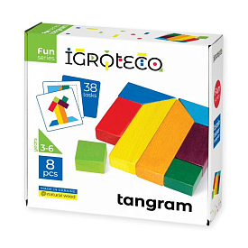 Гра-головоломка "Танграм 8" + картки із завданнями - 1 - smarttoys.com.ua