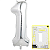 Кулька фольгована 460501 101см - 1 - smarttoys.com.ua