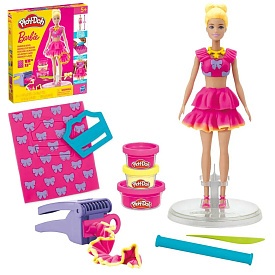 PD Набір для творчості з масою для ліплення "Barbie. Рюші та банти" - 1 - smarttoys.com.ua