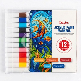Набір акрилових маркерів 12 шт - 1 - smarttoys.com.ua