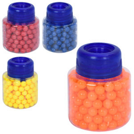 Кулі SQT-047 (480шт) пластик, 4 кольори, в колбі, 5-4-4см - 1 - smarttoys.com.ua