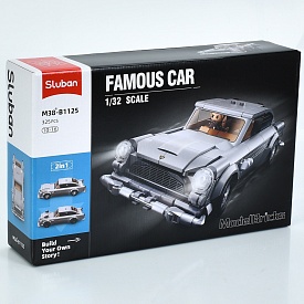 Конструктор SLUBAN M38-B1125 машинка 1:32, 2в1, фігурка, 325 дет., кор., 30-19-7 см. - 1 - smarttoys.com.ua