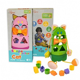 Розвиваюча іграшка-сортер "Котик" - 1 - smarttoys.com.ua