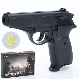 Пістолет 232B-1 17см, пластикові кулі, в кор-ці, 18-12,5-3,5см - 1 - smarttoys.com.ua
