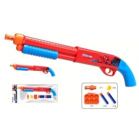 Рушниця 1119-1 3в1 (м'які кулі 6 шт., м'які кулі-присоски 6 шт., м'які кульки 8 шт.),кул.,15-59-6см. - 1 - smarttoys.com.ua