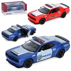 Машина KT5461WPR метал,інерція,1:40, відчиняються двері, гумові колеса, 2 види.кор.16-7-7,5см - 1 - smarttoys.com.ua