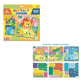 Набір для творчості. Мозаїка зі стікерами Зоопарк - 1 - smarttoys.com.ua