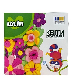 Набір для ліплення об’ємної картини ТМ Lovin "Квіти" - 1 - smarttoys.com.ua