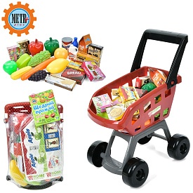Візок 668-130C1 супермаркет, продукти, сітка, 28-19-19 см. - 1 - smarttoys.com.ua