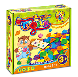 Гра - Шнурівка "Ґудзик" 7382 (12) "4FUN Game Club", у коробці - 1 - smarttoys.com.ua