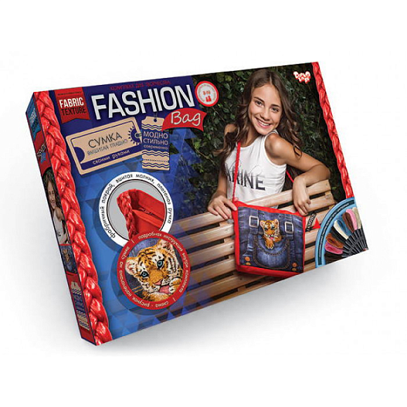 Вишивка-сумка гладдю "Fashion Bag" FBG-01-03,04,05 (6) "Danko Toys" - 3 - smarttoys.com.ua