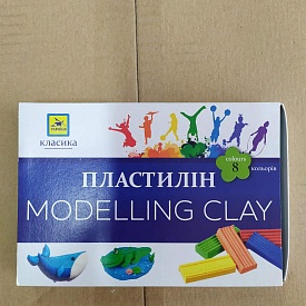 Пластилін «Класика» 8 кол 160 гр ПЛ-010-МВ - 1 - smarttoys.com.ua