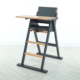 Cтільчик Step up графіт 01-01 для годування, 3-х точ. ремені, чорний. - 1 - smarttoys.com.ua