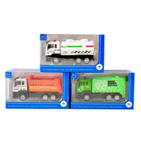 Будтехніка LH508  метал рухливі деталі,гумові колеса,3 види,в кор-ці, 16-9,5-6,5см - 1 - smarttoys.com.ua