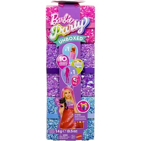 Лялька Barbie "Party Unboxed" серії "Бьюті-вечірка" у рожево-червоних тонах - 1 - smarttoys.com.ua
