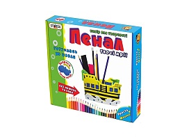 Пенал своїми руками "Кораблик"(укр.), в кор-ці 25,5см-19,5см-3см		 - 1 - smarttoys.com.ua