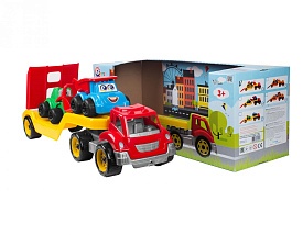 Іграшка "Автовоз з Будмайданчиком ТехноК", арт.3930 - 1 - smarttoys.com.ua