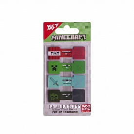 Закладки Pop-up Yes "Minecraft", пластик, 80 шт - 1 - smarttoys.com.ua