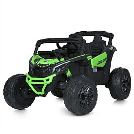 Джип M 5099EBLR-5(24V) 2,4G (радіокер.), 4 мотори 200W, 1 акум.24V7AH, EVA, шкiра, зелений. - 1 - smarttoys.com.ua