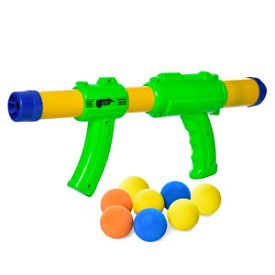 Автомат помповий 0095A кульки фомові 8 шт., кул., 36,5-15-4см. - 1 - smarttoys.com.ua