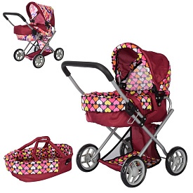 Візок 9369/82100 для ляльки, мет., класика, кошик, 68-61-36 см. - 1 - smarttoys.com.ua