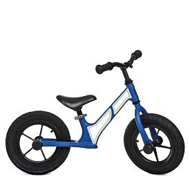 Біговел PROFI KIDS 12 д. HUMG1207A-3 магн.рама,кол.гума,алюм.обід,ексцен.керма,сид.,SKD50%,син.-біл. - 1 - smarttoys.com.ua