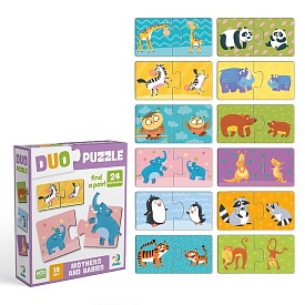 Пазл ДУО Мама і малюк - 1 - smarttoys.com.ua