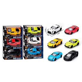 Машина Z7302A-1A  інерція, метал, 1:43, 10,5см, відчиняються двері, 6 видів, кор., 12-7-5см - 1 - smarttoys.com.ua