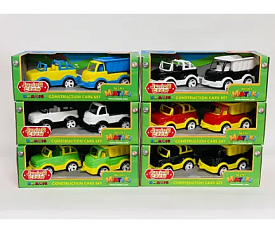 "Mini Matiki " коробка (позашляховик, вантажівка) арт. 002/13(13,5 см) Набір дитячий, Бамсик - 2 - smarttoys.com.ua