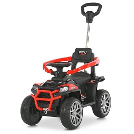 Квадроцикл M 6300EBLR-3 2,4G радіок.,3-в-1(каталка-толокар,бат.ручка) 1*6V7AH,2*25W,TF,USB, червон. - 1 - smarttoys.com.ua