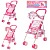Візок M 0352 U/R мет., прогулянковий, кошик, поворотні колеса, кул., 54 см - 1 - smarttoys.com.ua
