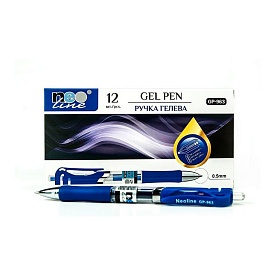 Ручка гелева автомат.синя, 0.5mm.,GP-963,ТМ"Neo Line" - 1 - smarttoys.com.ua