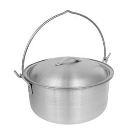 Казан алюмінієвий з дужкою та кришкою 3,0л 23.5*12см, R93629-23.5 - 1 - smarttoys.com.ua